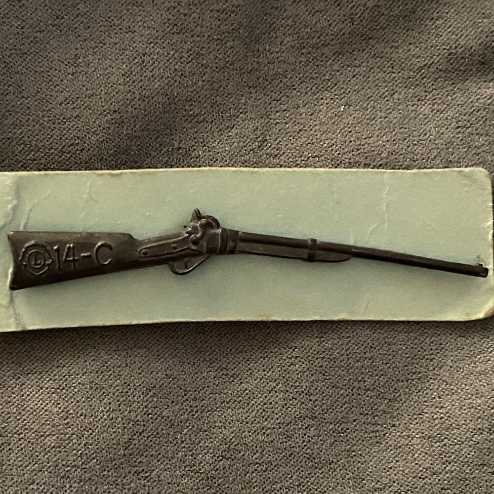 Vintage Lion’s club rifle pin